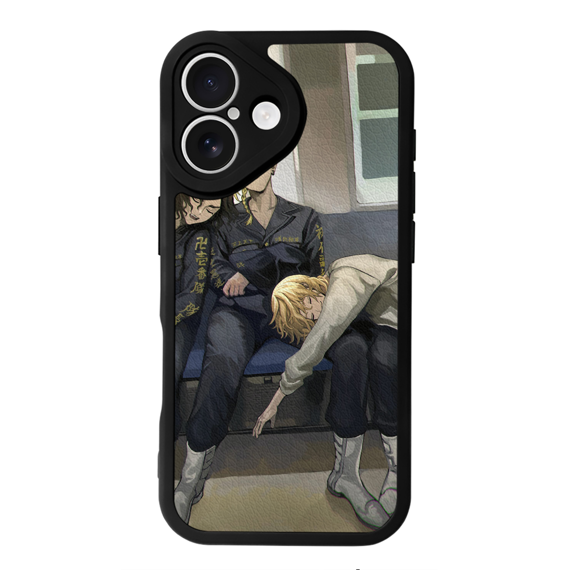 （画像用） 東京リベンジャーズ Tokyo Revengers 【iPhone 16シリーズ対応】シリコンスマホケース（レザー調） 材質：シリコン